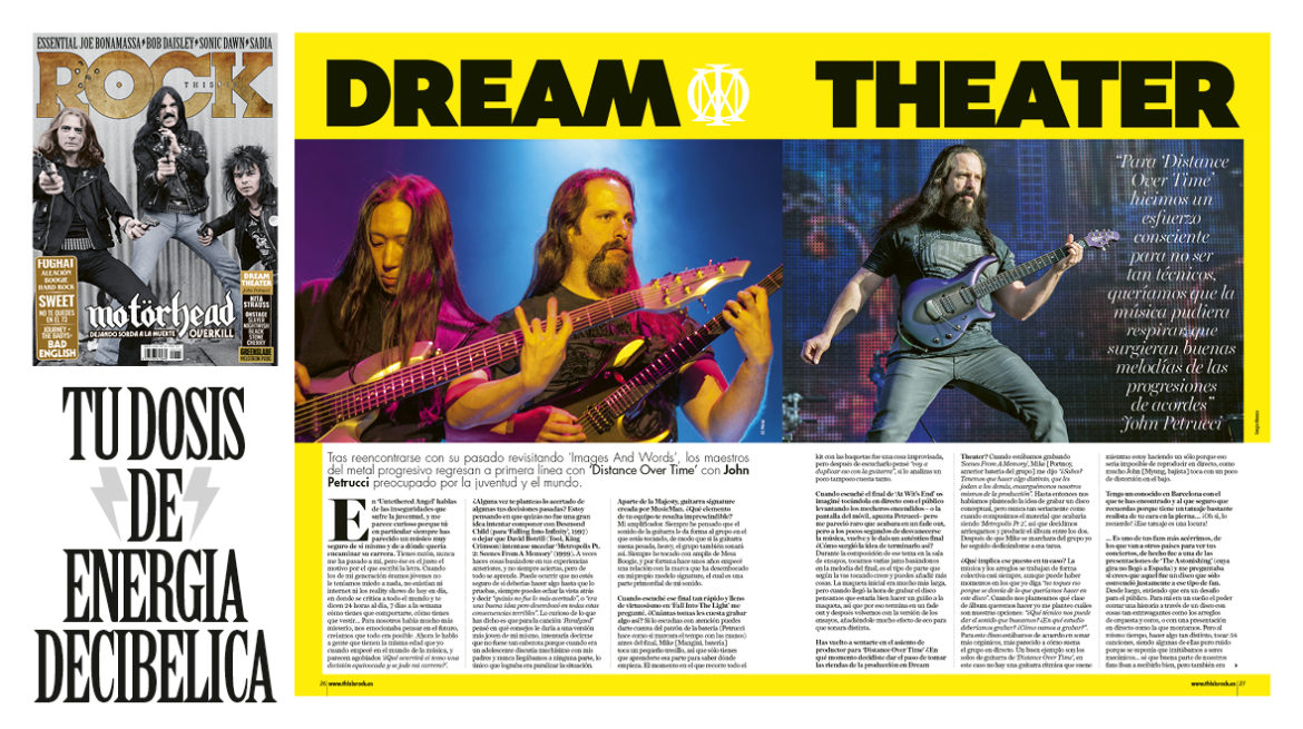 This Is Rock Enero | John Petrucci presenta lo nuevo de Dream Theater dream theater Area666 This Is Rock Revista Especializada - Classic Rock, Hard Rock, Heavy Metal, Prog Rock, Blues Rock