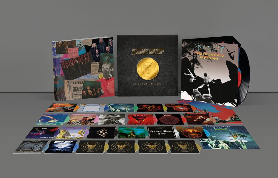 Uriah Heep Caja Especial 50 Años Uriah Heep ’50 YEARS IN ROCK’ Deluxe Boxset