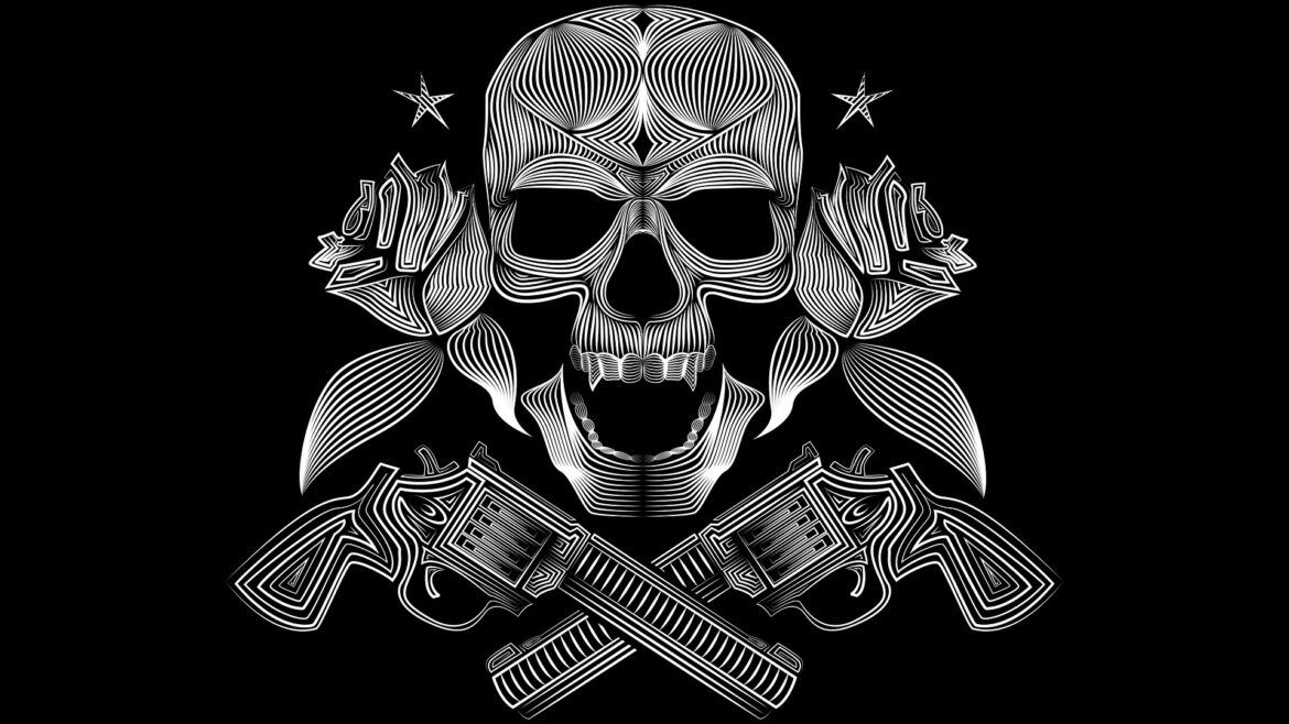 El Comienzo y Evolución del Fenómeno Guns N’ Roses Skull 2874993 1920