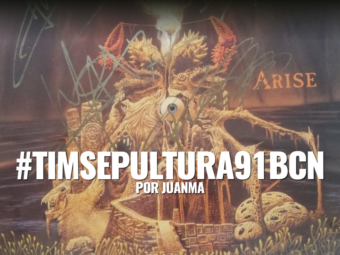 Sepultura Barcelona 1991 por JuanMa La revista con la música que es importante en tu vida Classic Rock Hard Rock Heavy Metal Prog Rock Blues