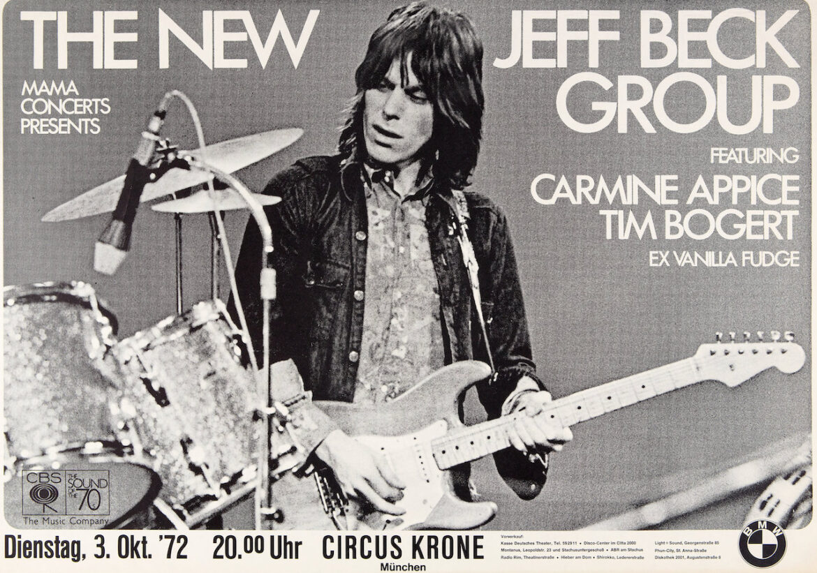 Jeff Beck Paris-Theater, Londres 1972 Jeff Beck | This Is Rock Revista Magazine - Pura Energía Decibélica