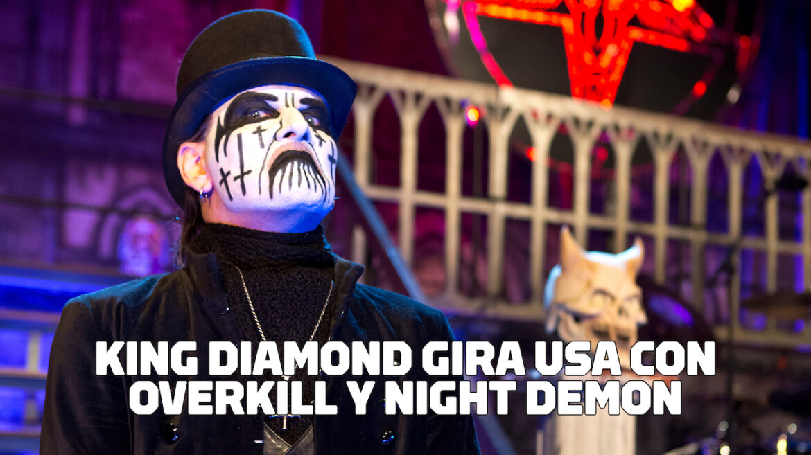 King Diamond gira USA con Overkill y Night Demon