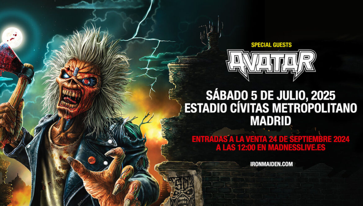 Iron Maiden “Run For Your Lives Tour Madrid 2025” Iron Maiden Run For Your Lives Tour Madrid 2025