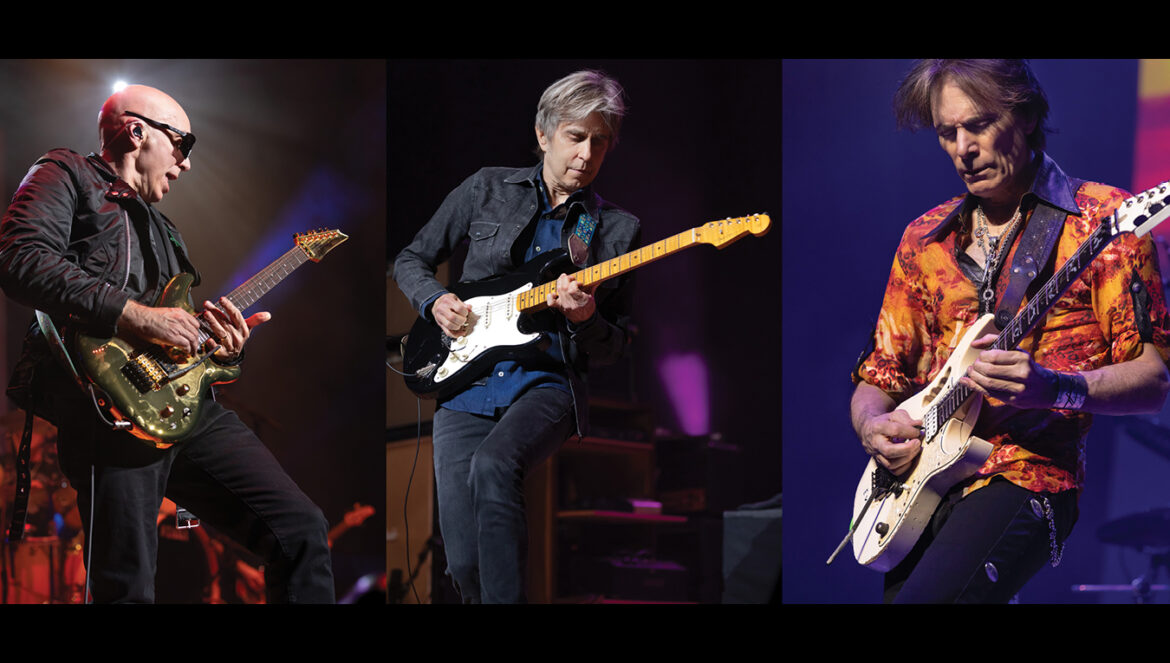 Escucha la Magia del G3 con Joe Satriani, Eric Johnson y Steve Vai