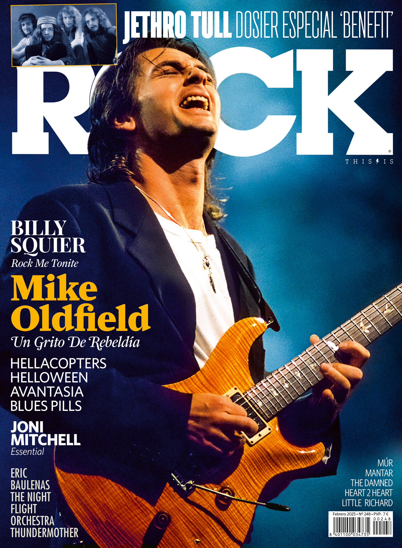 This Is Rock 248 Febrero Mike Oldfield Jethro Tull Billy Squier