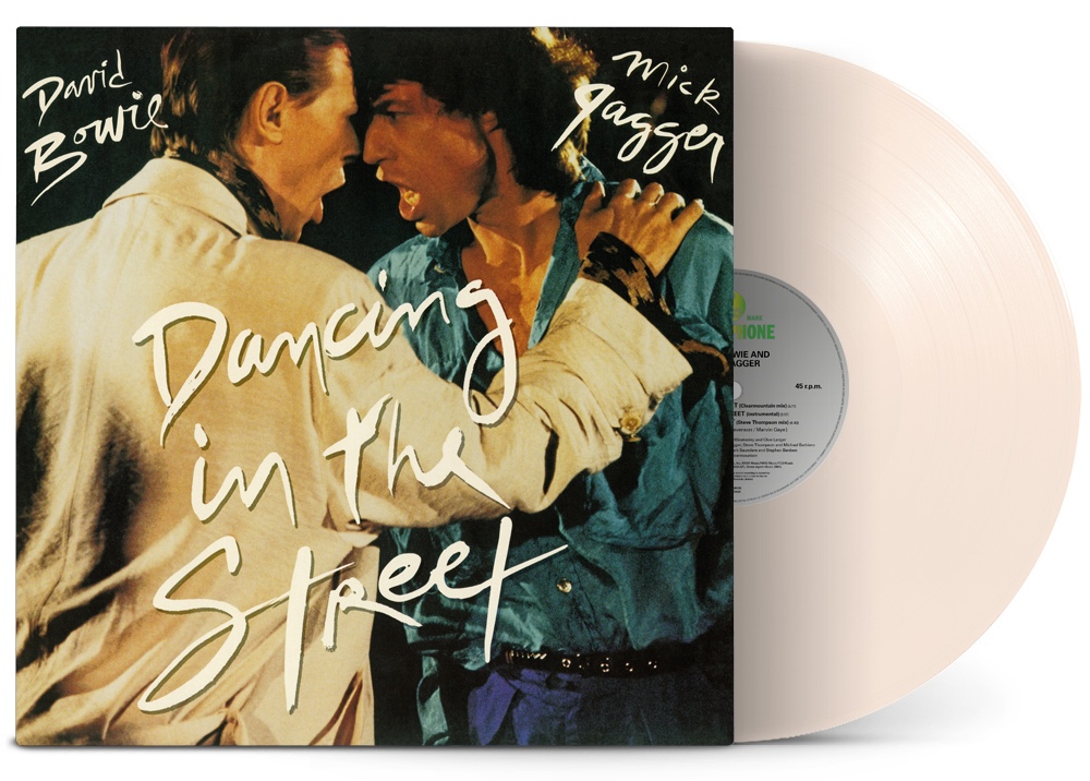 David bowie & mick jagger dancing in the street en 4k y lp this is rock revista magazine lp