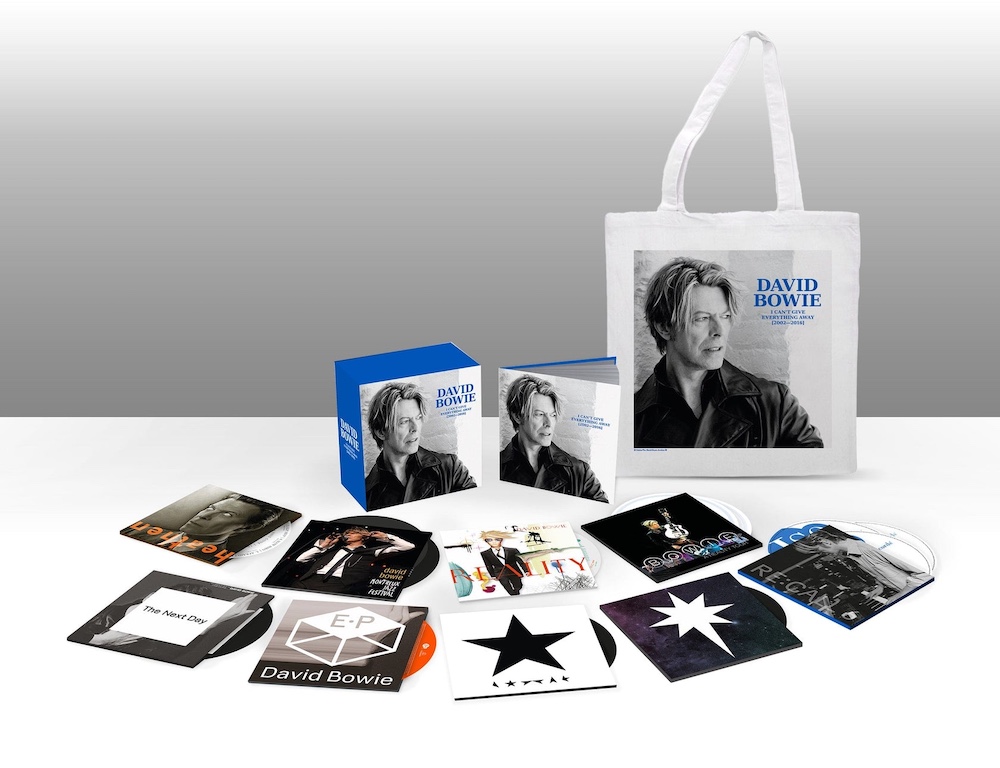 I can´t give everything away (2002 2016) box 13 cd + totebag de david bowie (exclusivo preventa)