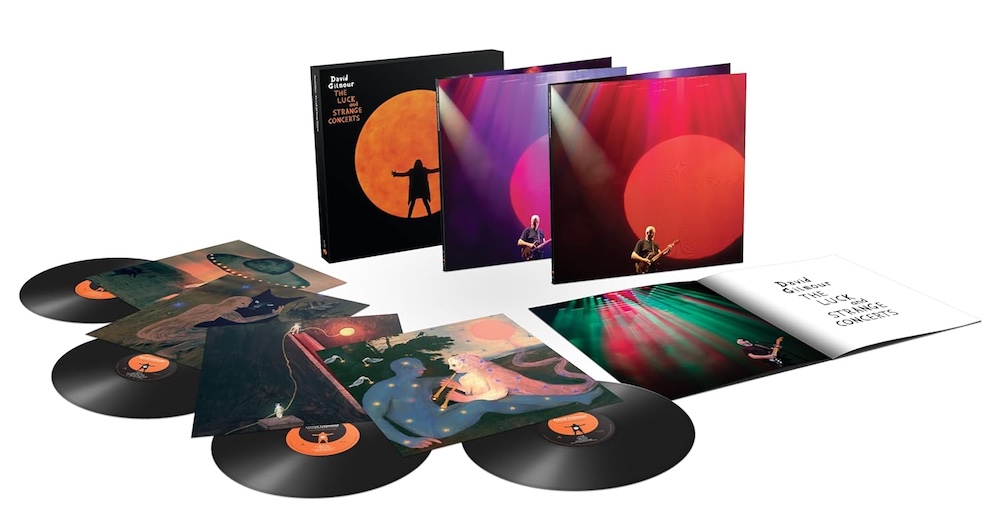 This is rock david gilmour the luck and strange concerts en directo:live, 12 vinyl box set