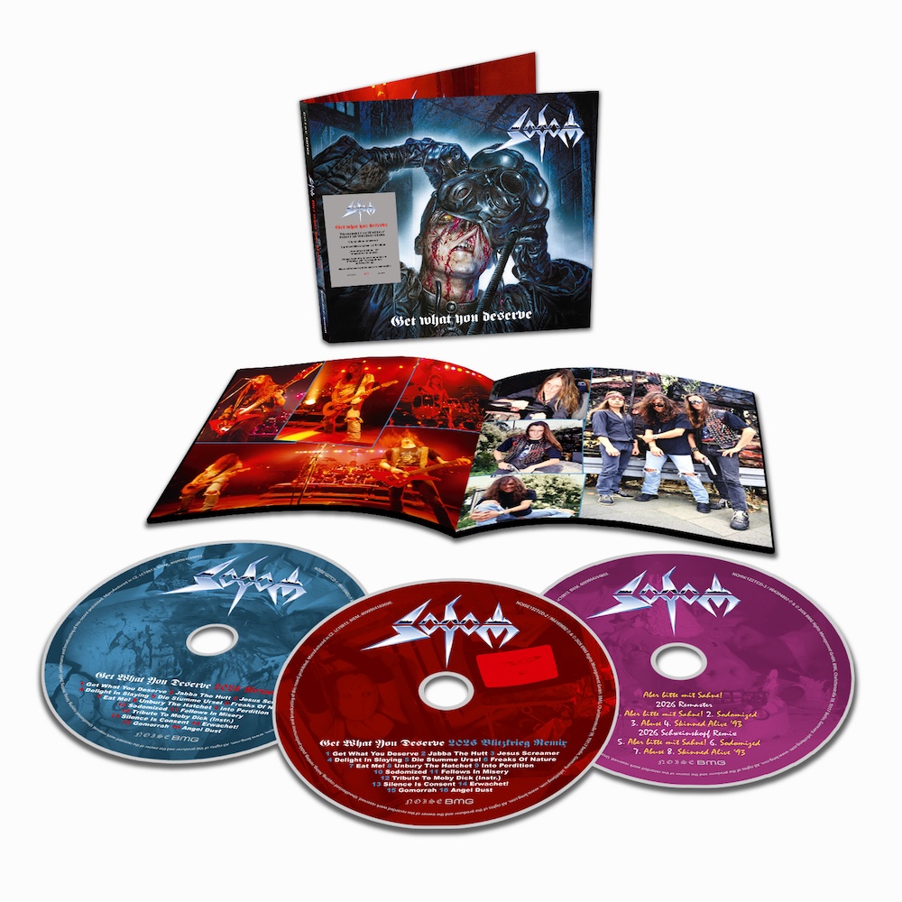 Sodom Get What You Deserve 3CD exploded