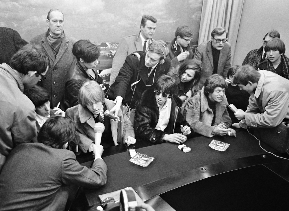 Rolling Stones at Schiphol 1966 Jack de Nijs for Anefo Creative Commons