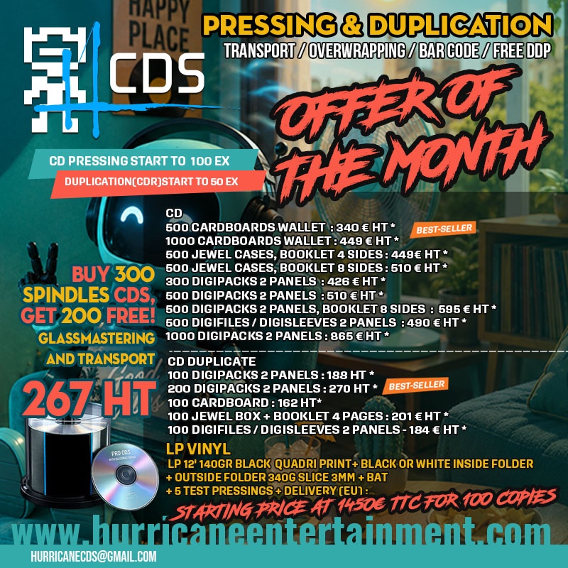 Hurricane entertainment cd dvd y vinilo