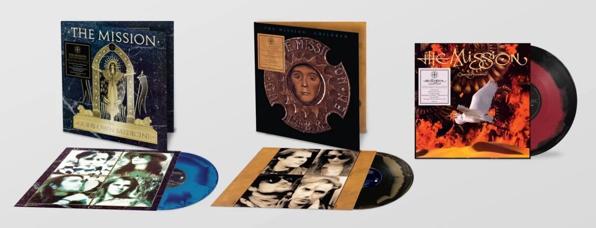 The Mission reedita sus tres primeros álbumes en vinilo The mission reedicion vinilo primeros albumes 40 aniversario